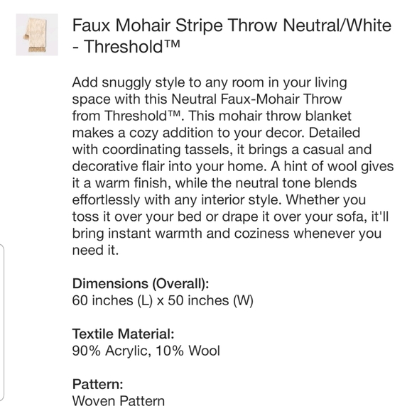 Faux throw💙💙 - Picture 4 of 5